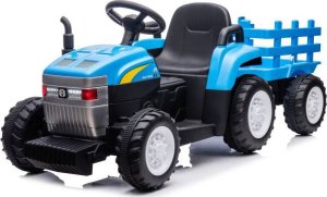 Import SUPER-TOYS DUŻY TRAKTOR NA AKUMULATOR NEW HOLLAND 2 SILNIKI, PILOT/A009-B 17