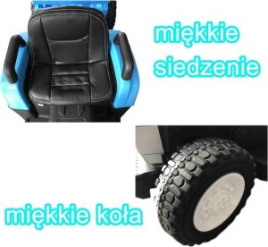 Import SUPER-TOYS DUŻY TRAKTOR NA AKUMULATOR NEW HOLLAND 2 SILNIKI, PILOT/A009-B 29