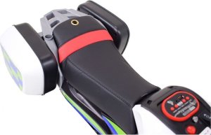 Import SUPER-TOYS MOTOR POLICYJNY Z KOGUTEM, POMPOWANE KOŁA, DŹWIĘKI, DWA SILNIKI,PILOT/A608 3