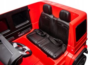 Lean Cars Auto Na Akumulator Mercedes G63 XXL Czerwony 4x4 14