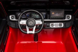 Lean Cars Auto Na Akumulator Mercedes G63 XXL Czerwony 4x4 15