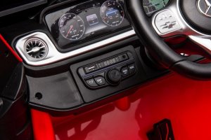 Lean Cars Auto Na Akumulator Mercedes G63 XXL Czerwony 4x4 16