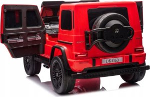 Lean Cars Auto Na Akumulator Mercedes G63 XXL Czerwony 4x4 8