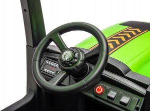 Lean Cars Traktor Na Akumulator A011 24V Zielony 11