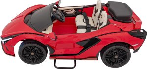 Lamborghini Samochód elektryczny dla dzieci lamborghini sian 4x100w 24v biały, dwuosobowy 23
