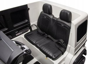 Lean Cars Auto Na Akumulator Mercedes G63 XXL Biały 4x4 11