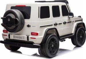 Lean Cars Auto Na Akumulator Mercedes G63 XXL Biały 4x4 5