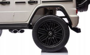 Lean Cars Auto Na Akumulator Mercedes G63 XXL Biały 4x4 9