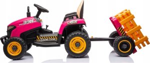 Lean Cars Traktor Na Akumulator BBH-030 Różowy 14