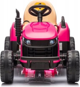 Lean Cars Traktor Na Akumulator BBH-030 Różowy 2