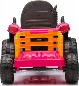 Lean Cars Traktor Na Akumulator BBH-030 Różowy 6