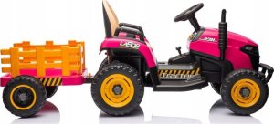 Lean Cars Traktor Na Akumulator BBH-030 Różowy 8