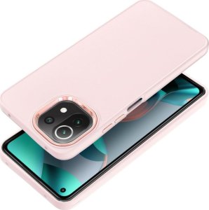 OEM Futerał FRAME do XIAOMI Mi 11 Lite 5G / Mi 11 Lite LTE ( 4G ) / Mi 11 Lite NE  pudrowy róż 2