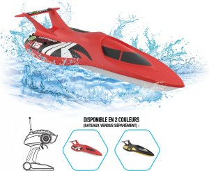 Exost SILVERLIT EXOST Radio control boat Torpedo, red, scale 1:18 23