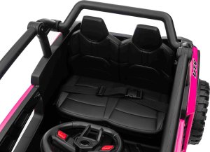 1life Pojazd na akumulator Buggy 4x4 KCK dla dziecka Różowy 4x50W 24V 20