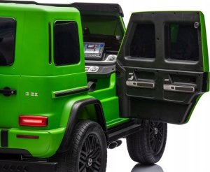 Lean Cars Auto Na Akumulator Mercedes G63 XXL Zielony 24V 5