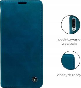 ETUI Z KLAPKĄ VISKO BOOK DO SAMSUNG NOTE 20 BLUE 1