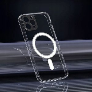 OEM Futerał CLEAR MAG COVER (MID) kompatybilny z MagSafe do IPHONE 11 transparentny 4
