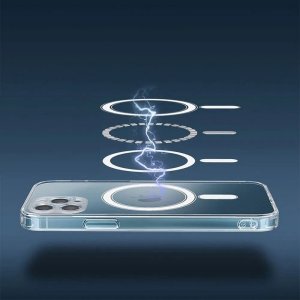 OEM Futerał CLEAR MAG COVER (MID) kompatybilny z MagSafe do IPHONE 11 Pro transparentny 5