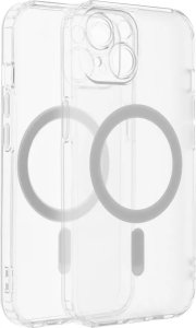 OEM Futerał FROST MAG COVER z ochroną aparatu kompatybilny z MagSafe do IPHONE 15 Plus transparentny 2