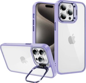 Tel Protect Kickstand Case + Szkło Na Aparat (Lens) Do Iphone 11 Pro Jasnofioletowy 1