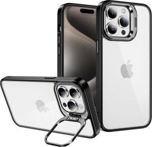 Tel Protect Kickstand Case + Szkło Na Aparat (Lens) Do Iphone 11 Pro Czarny 1