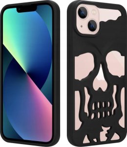 OEM ETUI SKULL IPHONE 12 / 12 PRO, MATT BLACK / CZARNY 1