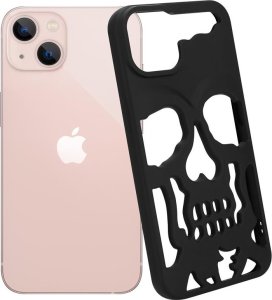 OEM ETUI SKULL IPHONE 12 / 12 PRO, MATT BLACK / CZARNY 3