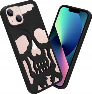 OEM ETUI SKULL IPHONE 12 / 12 PRO, MATT BLACK / CZARNY 4