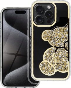 OEM Futerał TEDDY BEAR do IPHONE 14 Pro złoty 1