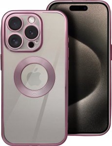 OEM Futerał GLAM do IPHONE 14 Pro pudrowy róż 1