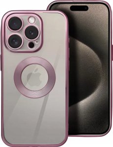 OEM Futerał GLAM do IPHONE 16 pudrowy róż 1