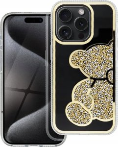 OEM Futerał TEDDY BEAR do IPHONE 16 złoty 1