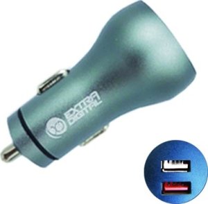 Ładowarka Extra Digital Extra Digital Kroviklis USB 2.0+ USB 3.0: 12V-24V, 30W, QC3.0 1