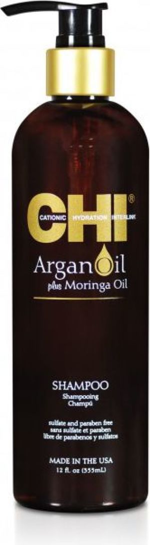 Farouk Systems CHI Argan Oil Plus Moringa Oil Shampoo Szampon z olejkiem arganowym 355ml 1
