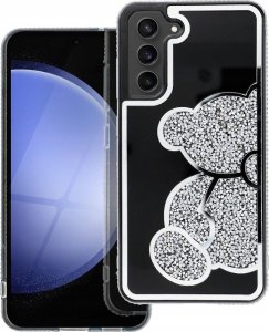 OEM Futerał TEDDY BEAR do IPHONE 15 srebrny 1