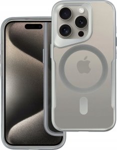 OEM Futerał ERGOFIT NEWZONE kompatybilny z MagSafe do IPHONE 15 PRO srebrny 1