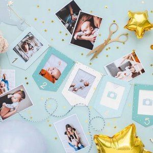 PartyDeco Girlanda na zdjęcia Wieloryb 10.5x15cm 4