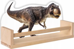 Półka drewniana T-REX DINOZAUR dinuś na prezent 1