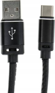 Kabel USB OEM USB-A - USB-C 1 m Czarny 2