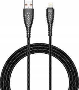 Kabel USB Veger USB-A - Lightning 1.2 m Czarny 2