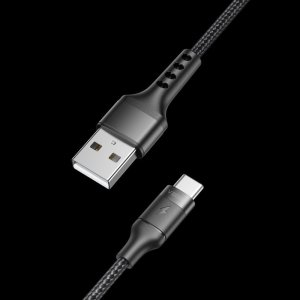 Kabel USB Veger VEGER kabel USB A do Typ C PD 5A 100W AC03 1,2 m czarny 3