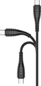 Kabel USB Veger USB-A - USB-C 1.2 m Czarny 2