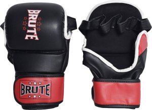 BRUTE Rękawice treningowe do MMA Brute czarno-czerwone rozmiar L/XL 1