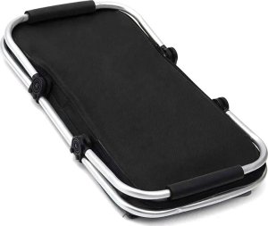 Aptel Pojemny KOSZ PIKNIKOWY Termiczny Składany 44x23x22cm czarny BQ27C 5