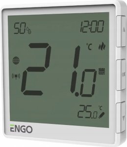 Engo Engo podtynkowy, internetowy regulator tempertatury ZigBee 230V, biały EONE230W 1