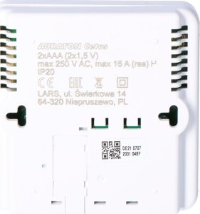 Auraton AURATON Cetus - dobowy, przewodowy regulator temperatury, (następca modelu 3013) 5