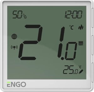 Engo Engo natynkowy, akumulatorowy, internetowy regulator temperatury ZigBee, biały EONEBATW 1