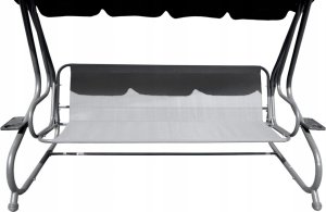 Ramiz Huśtawka Ogrodowa Siedzisko Textylina 2x1 WZÓR TROPIC 3