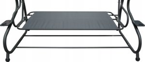 Ramiz Huśtawka Ogrodowa Siedzisko Textylina 2x1 WZÓR TROPIC 6